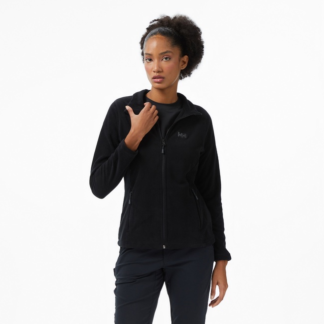  Helly Hansen Fullzip Kadın Siyah Outdoor Polar Mont