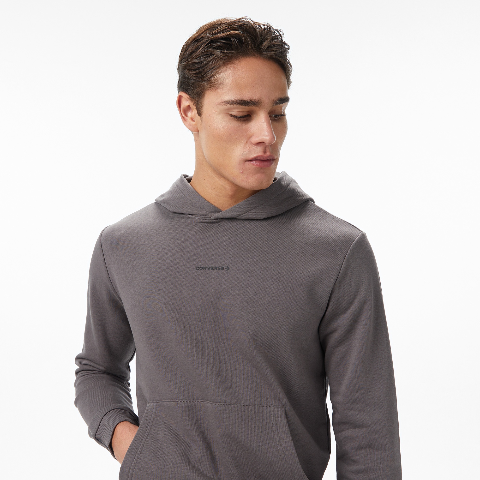 Converse Erkek Gri Sweatshirt