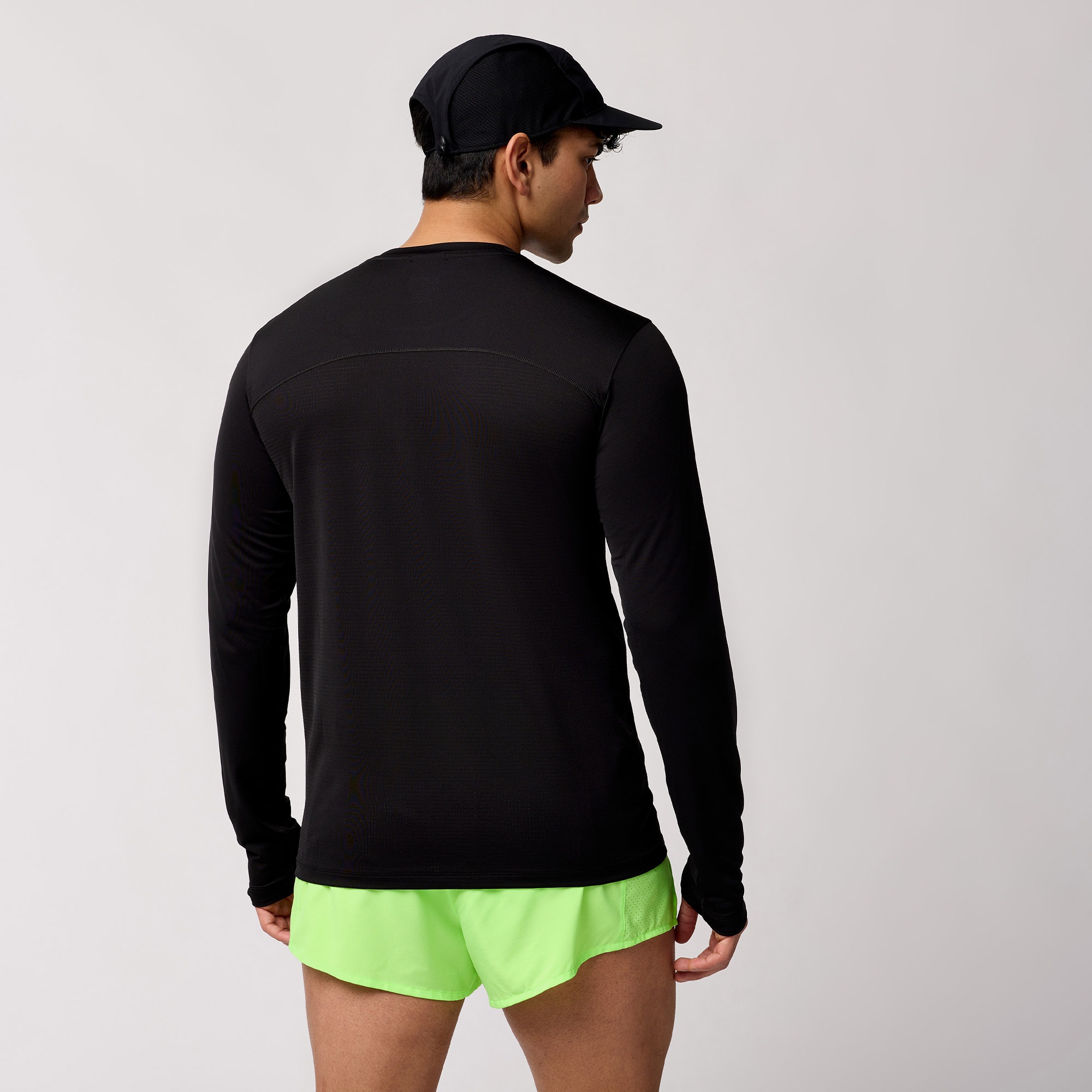 Brooks Atmosphere Long Sleeve 3.0 Erkek Siyah Koşu Sweatshirt