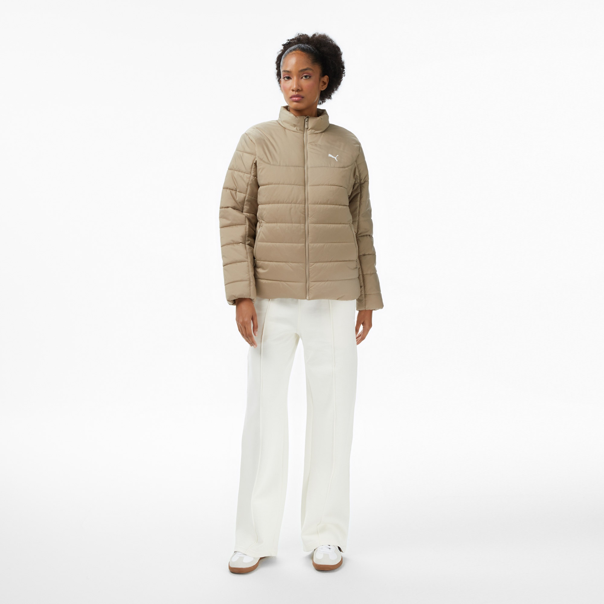 Puma Ess Padded Kadın Krem Ceket