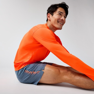  Brooks Journey 5 Erkek Gri Koşu Şortu