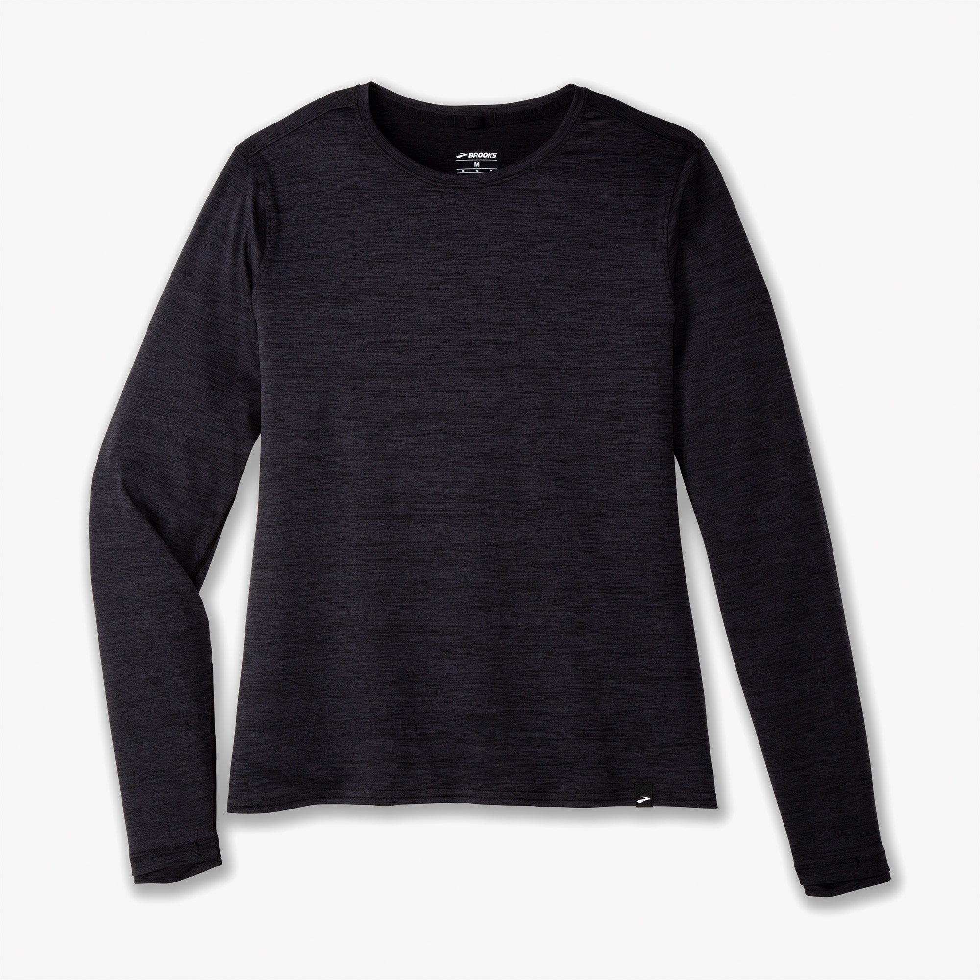 Brooks Luxe Long Sleeve Kadın Siyah Koşu Sweatshirt