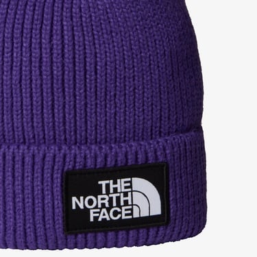  The North Face Logo Box Cuffed Unisex Mor Bere