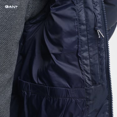  GANT Erkek Lacivert Kapüşonlu Mont