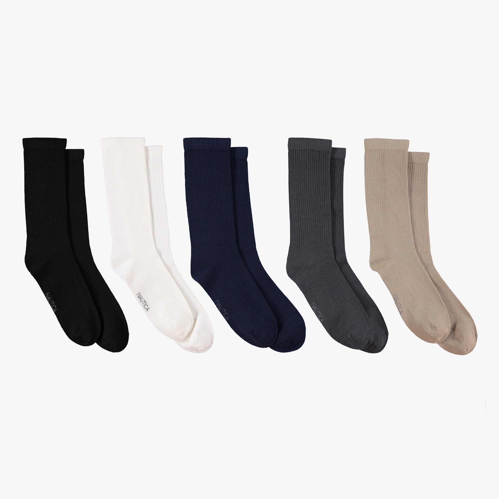 Nautica Unisex Siyah 5'li Çorap