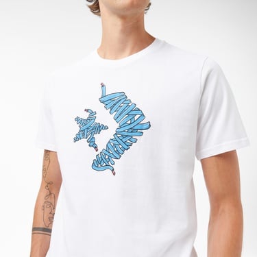  Converse Erkek Beyaz T-Shirt