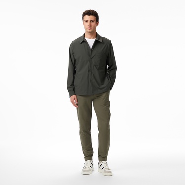  Nautica Erkek Yeşil Regular Fit Gömlek