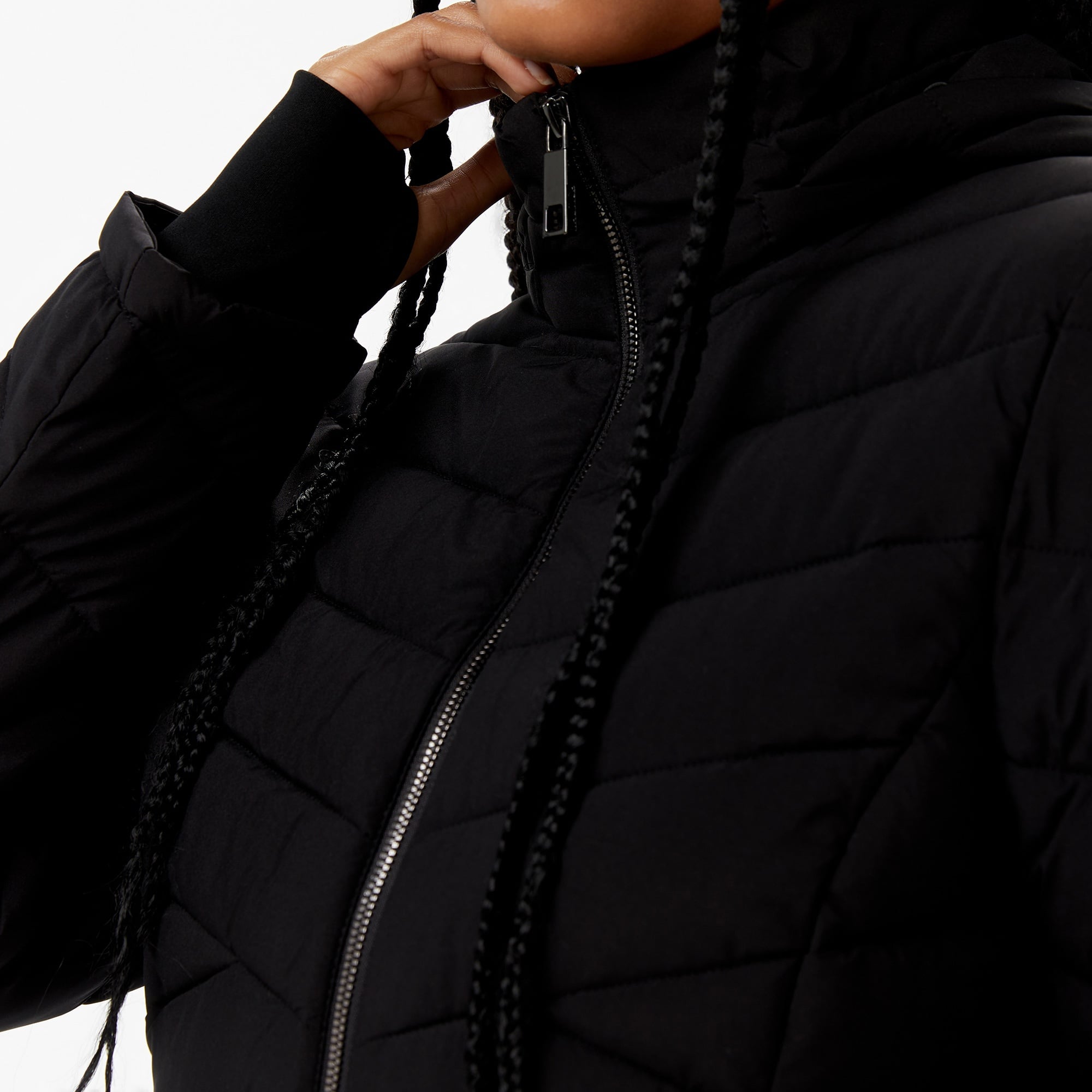 Nautica Kadın Siyah Su İtici Özellikli Mont