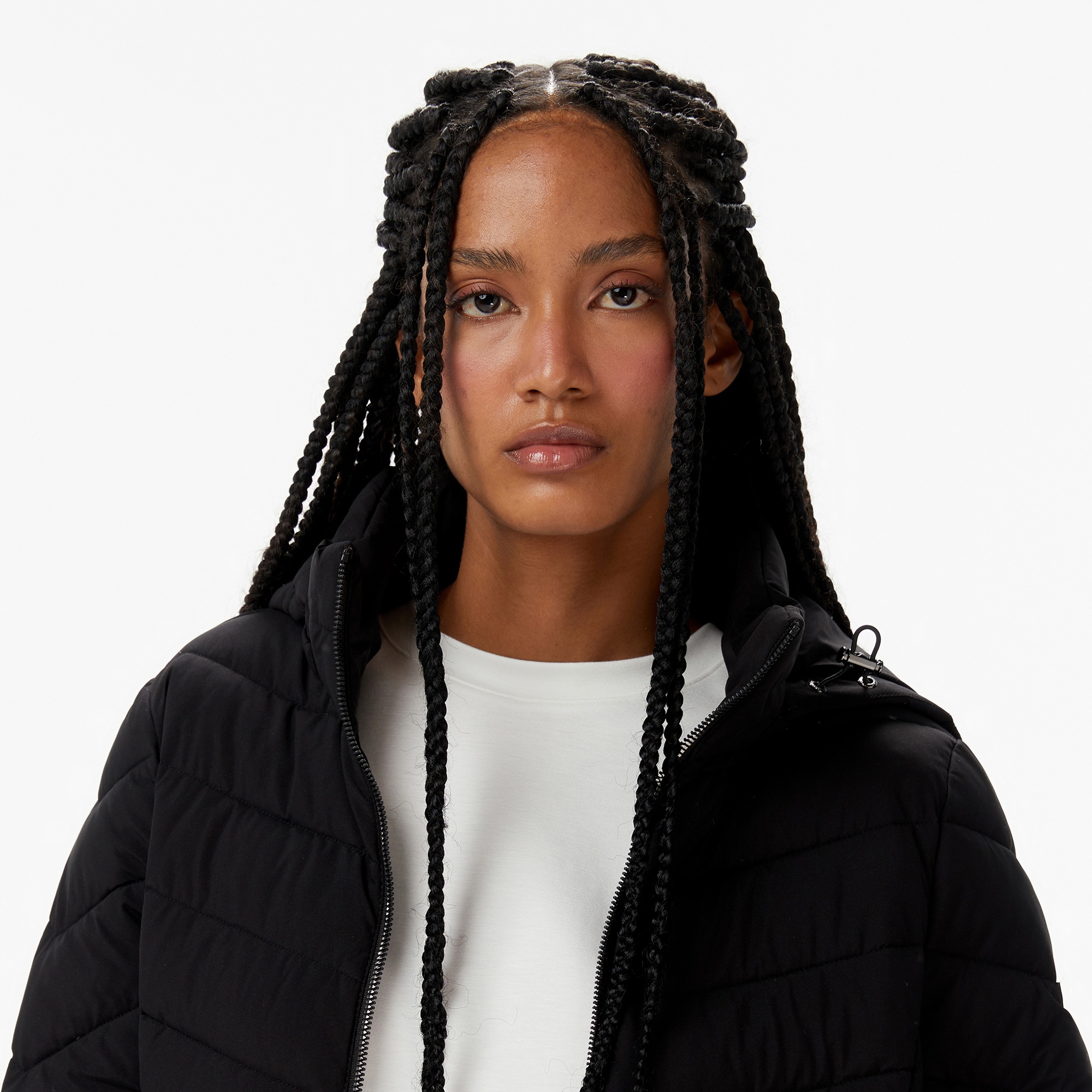 Nautica Kadın Siyah Su İtici Özellikli Mont