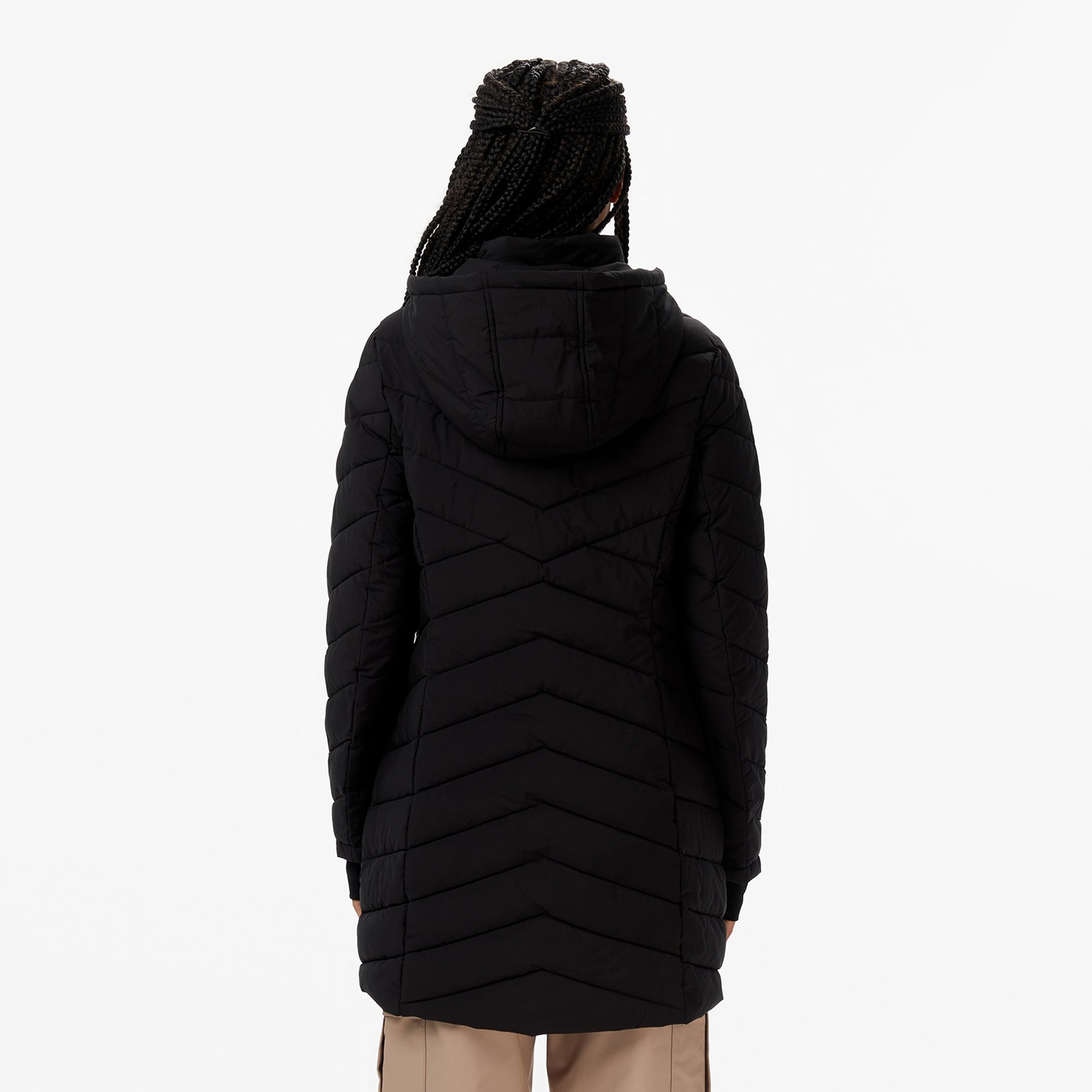 Nautica Kadın Siyah Su İtici Özellikli Mont