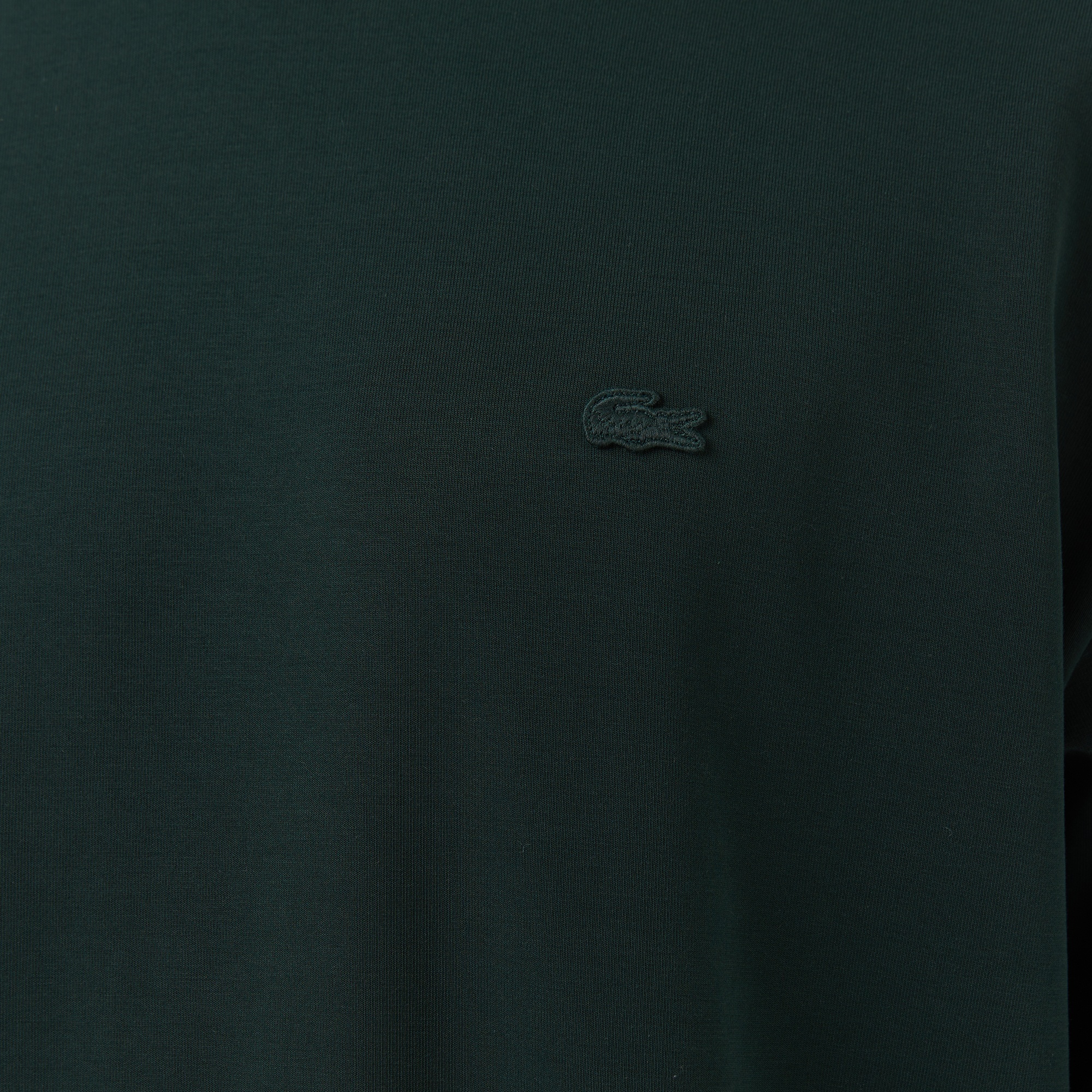 Lacoste Erkek Relaxed Fit Bisiklet Yaka Koyu Yeşil Sweatshirt
