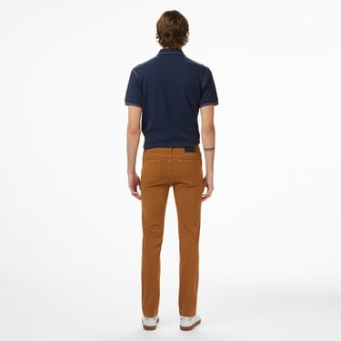  Lacoste Erkek Slim Fit Açık Kahverengi Jean Pantolon