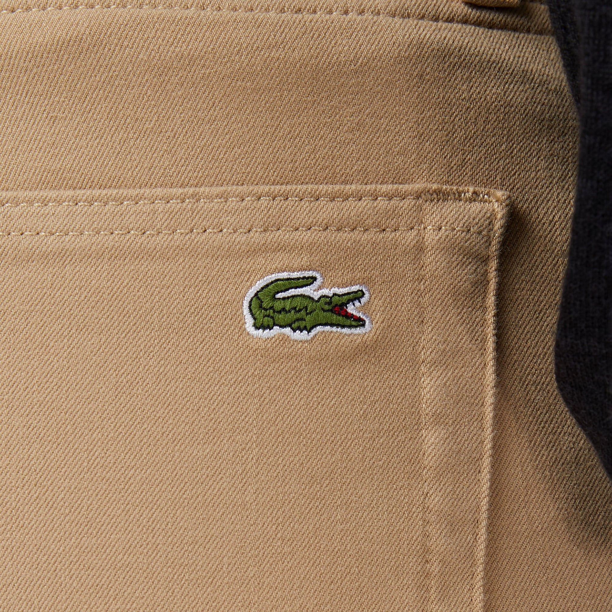 Lacoste Erkek Slim Fit Bej Jean Pantolon