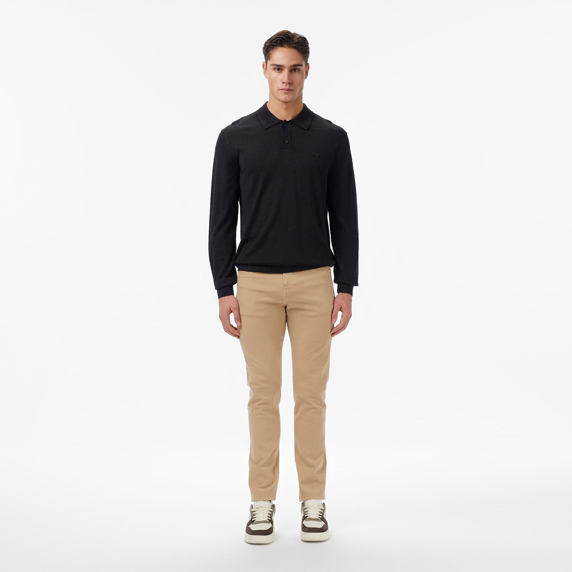 Lacoste Erkek Slim Fit Bej Jean Pantolon