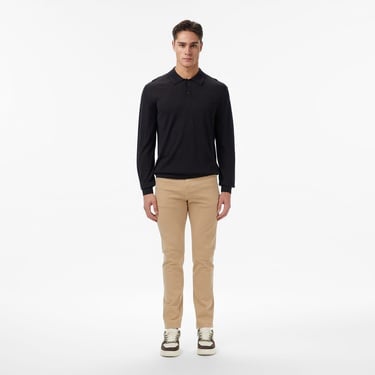  Lacoste Erkek Slim Fit Bej Jean Pantolon