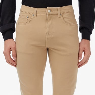  Lacoste Erkek Slim Fit Bej Jean Pantolon