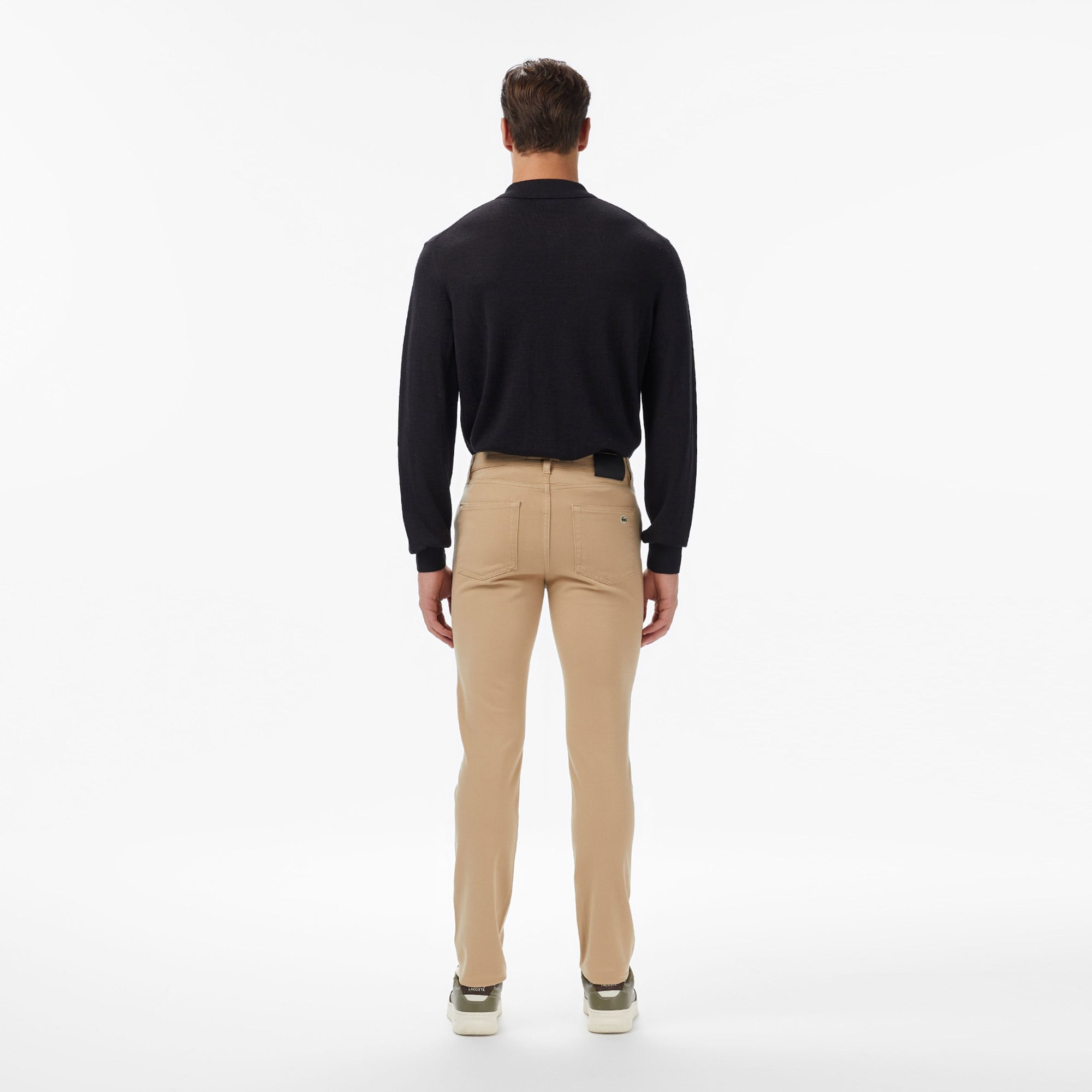 Lacoste Erkek Slim Fit Bej Jean Pantolon