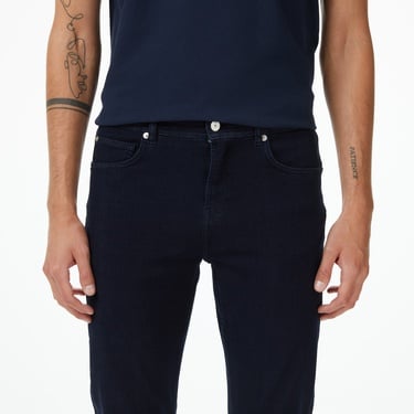  Lacoste Erkek Slim Fit Koyu Mavi Jean Pantolon