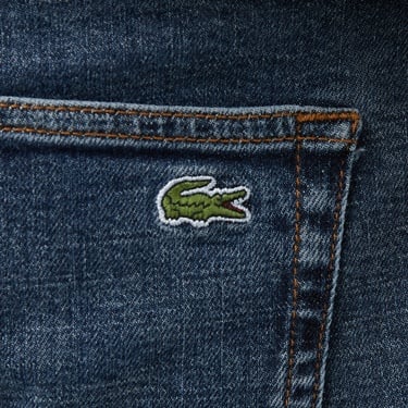  Lacoste Erkek Lacivert Jean Pantolon