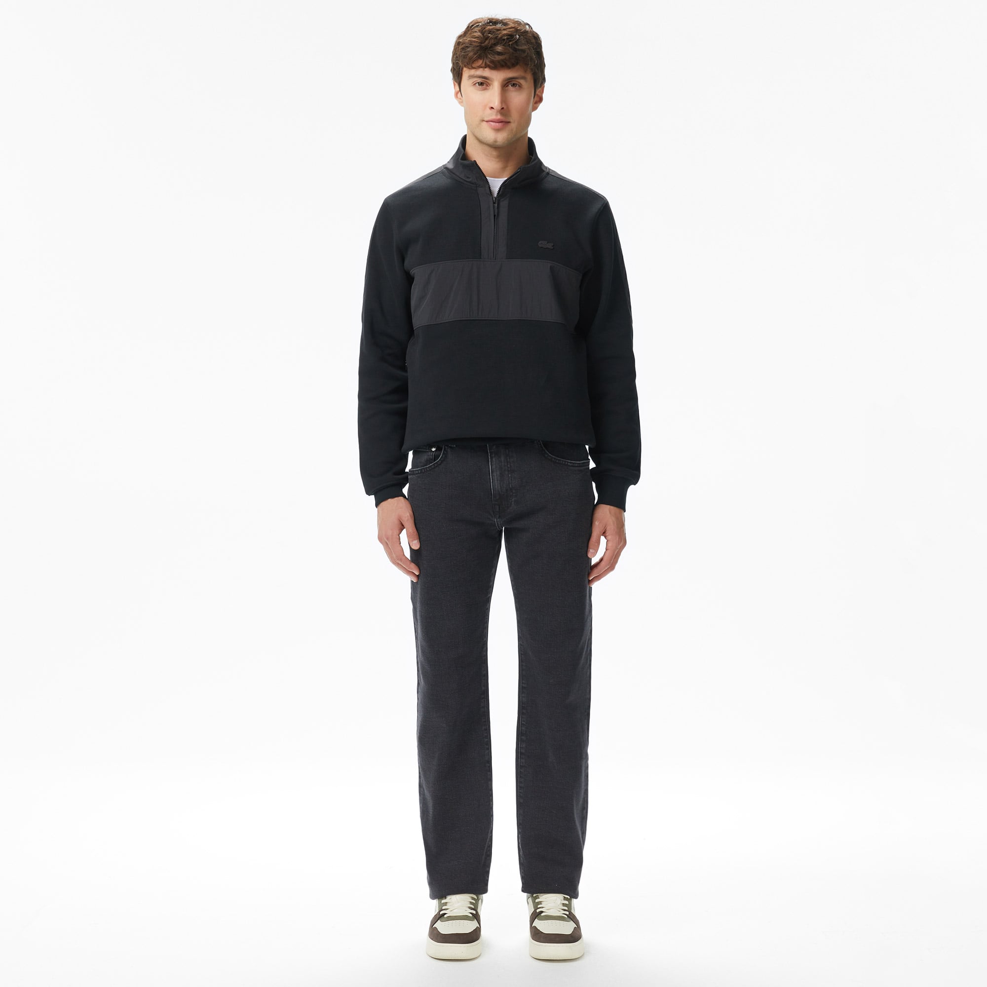  Lacoste Erkek Siyah Jean Pantolon