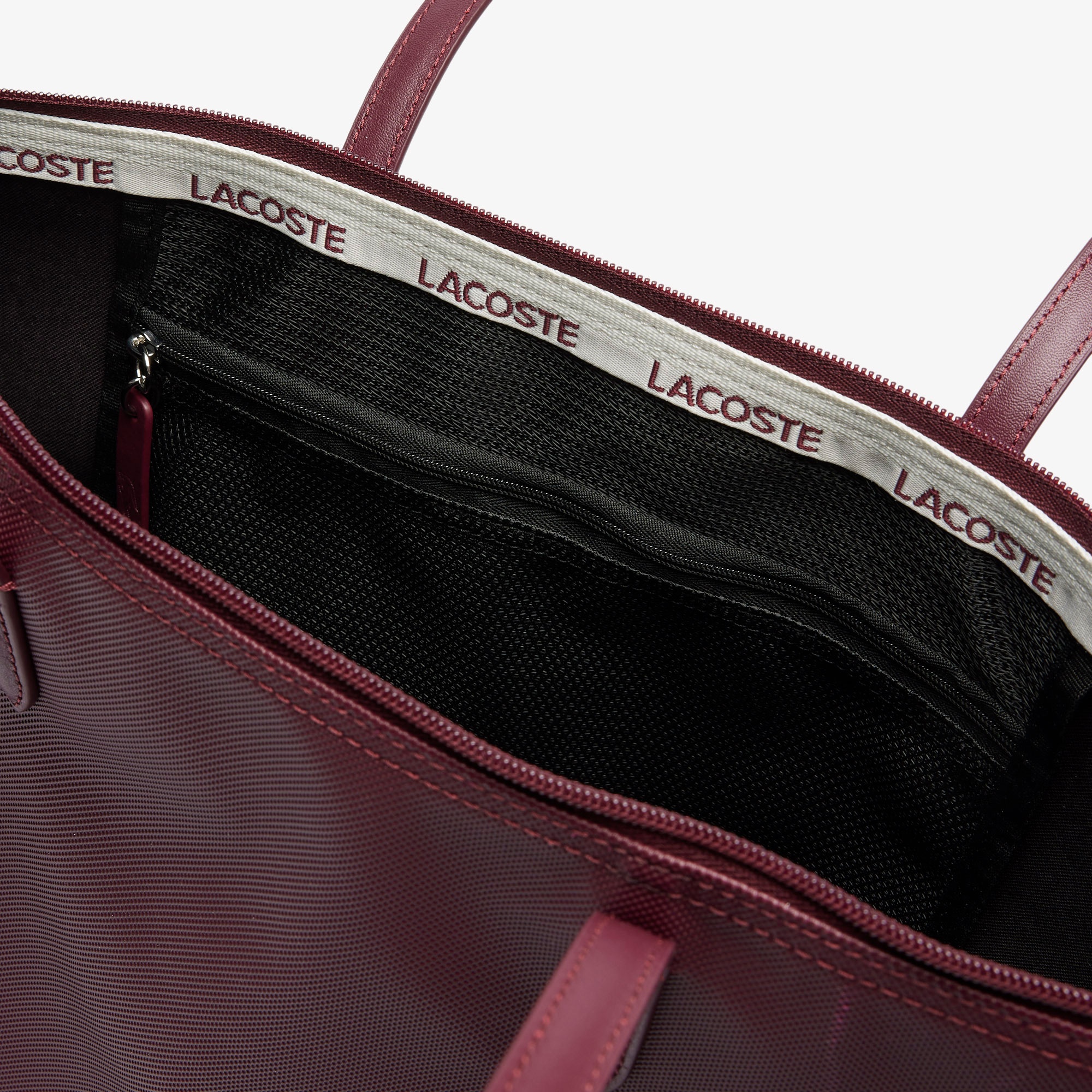 Lacoste Large L.12.12 Kadın Bordo Omuz Çantası