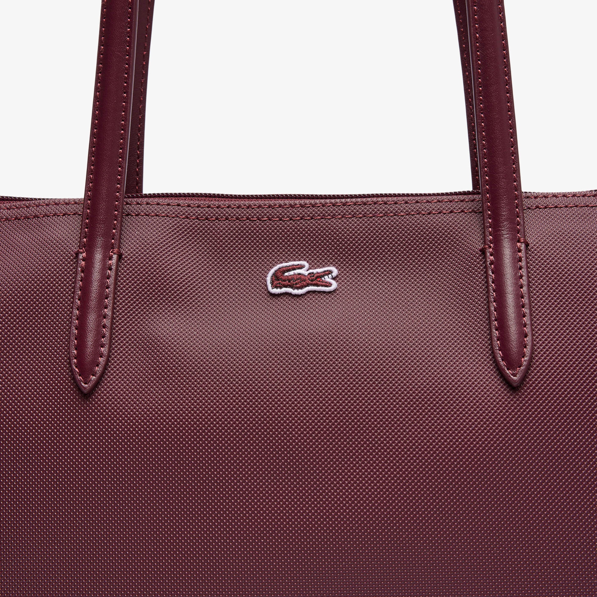 Lacoste Large L.12.12 Kadın Bordo Omuz Çantası
