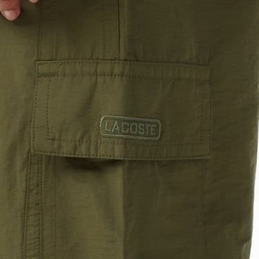  Lacoste Kadın Oversize Fit Haki Pantolon