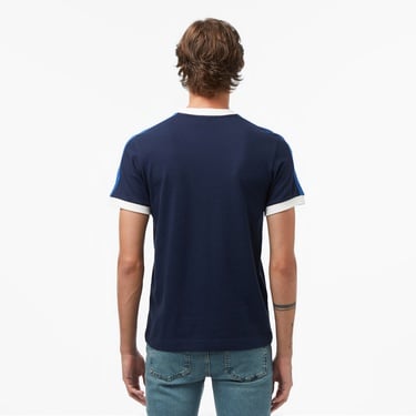  Lacoste Erkek Regular Fit Bisiklet Yaka Lacivert T-Shirt