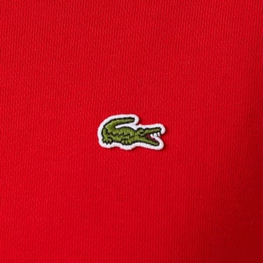  Lacoste Kadın Relaxed Fit Bisiklet Yaka Kırmızı Sweatshirt