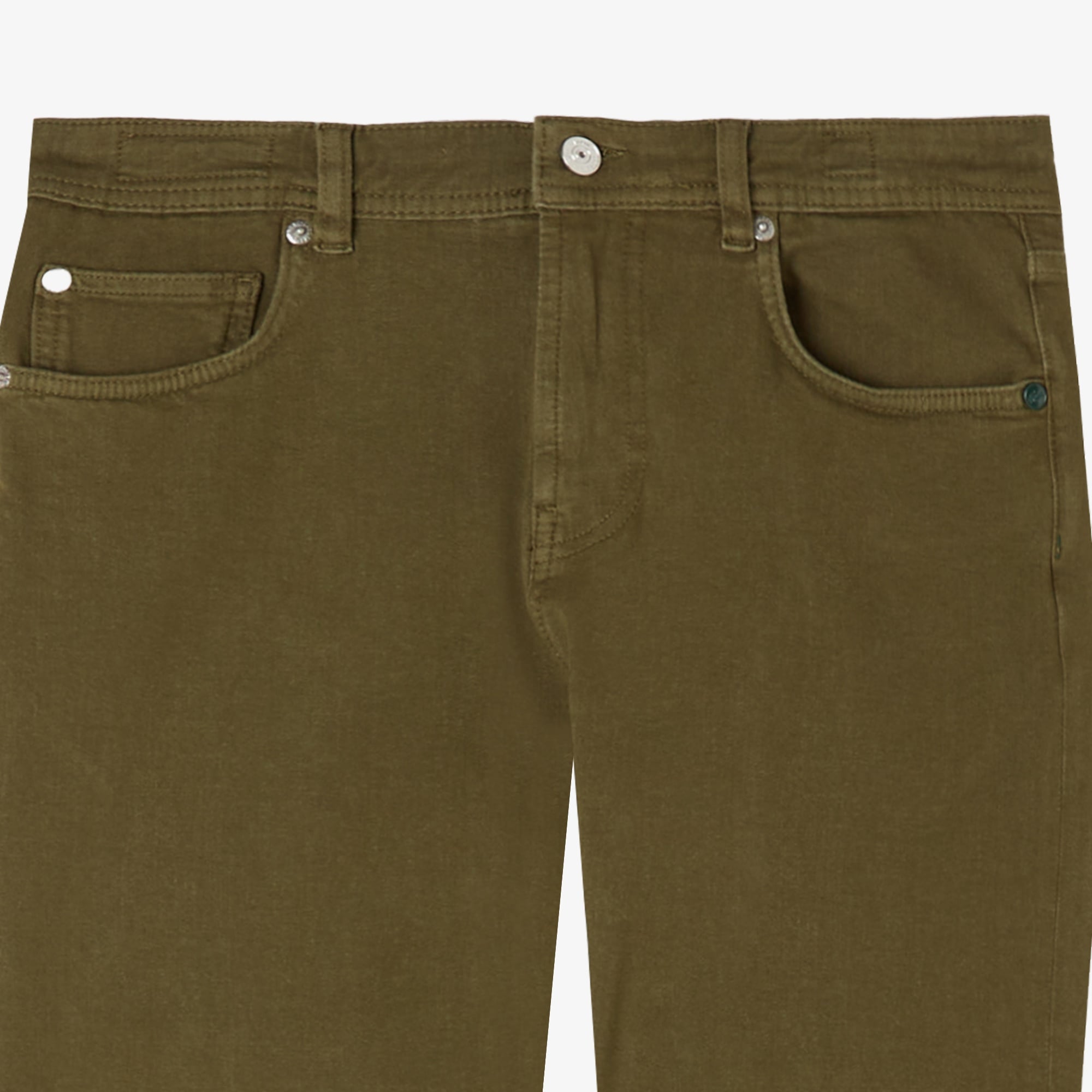 Lacoste Erkek Slim Fit Haki Jean Pantolon