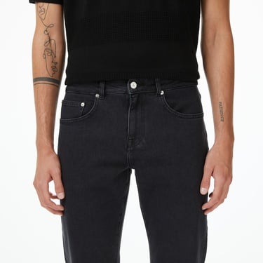  Lacoste Erkek Regular Fit Siyah Jean Pantolon