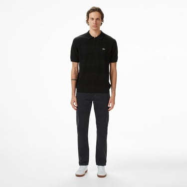  Lacoste Erkek Regular Fit Siyah Jean Pantolon