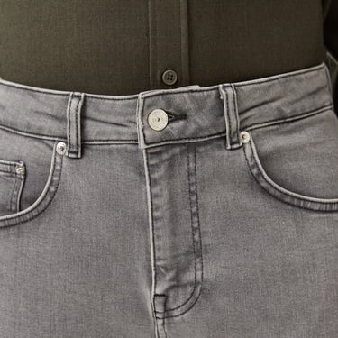  Lacoste Erkek Regular Fit Gri Jean Pantolon