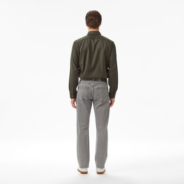  Lacoste Erkek Regular Fit Gri Jean Pantolon