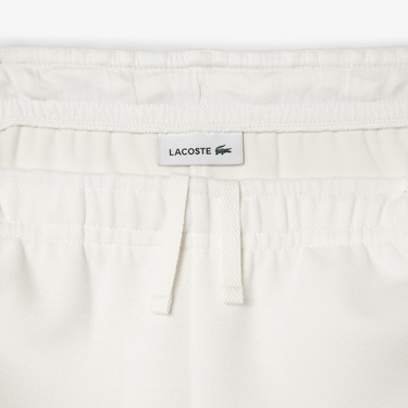  Lacoste Kadın Straight Fit Beyaz Eşofman Altı