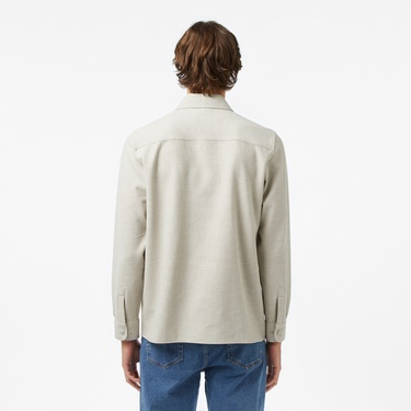  Lacoste Erkek Regular Fit Bej Gömlek