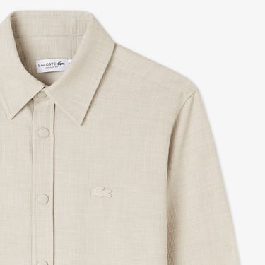  Lacoste Erkek Regular Fit Bej Gömlek