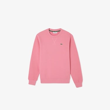  Lacoste Kadın Relaxed Fit Bisiklet Yaka Pembe Sweatshirt