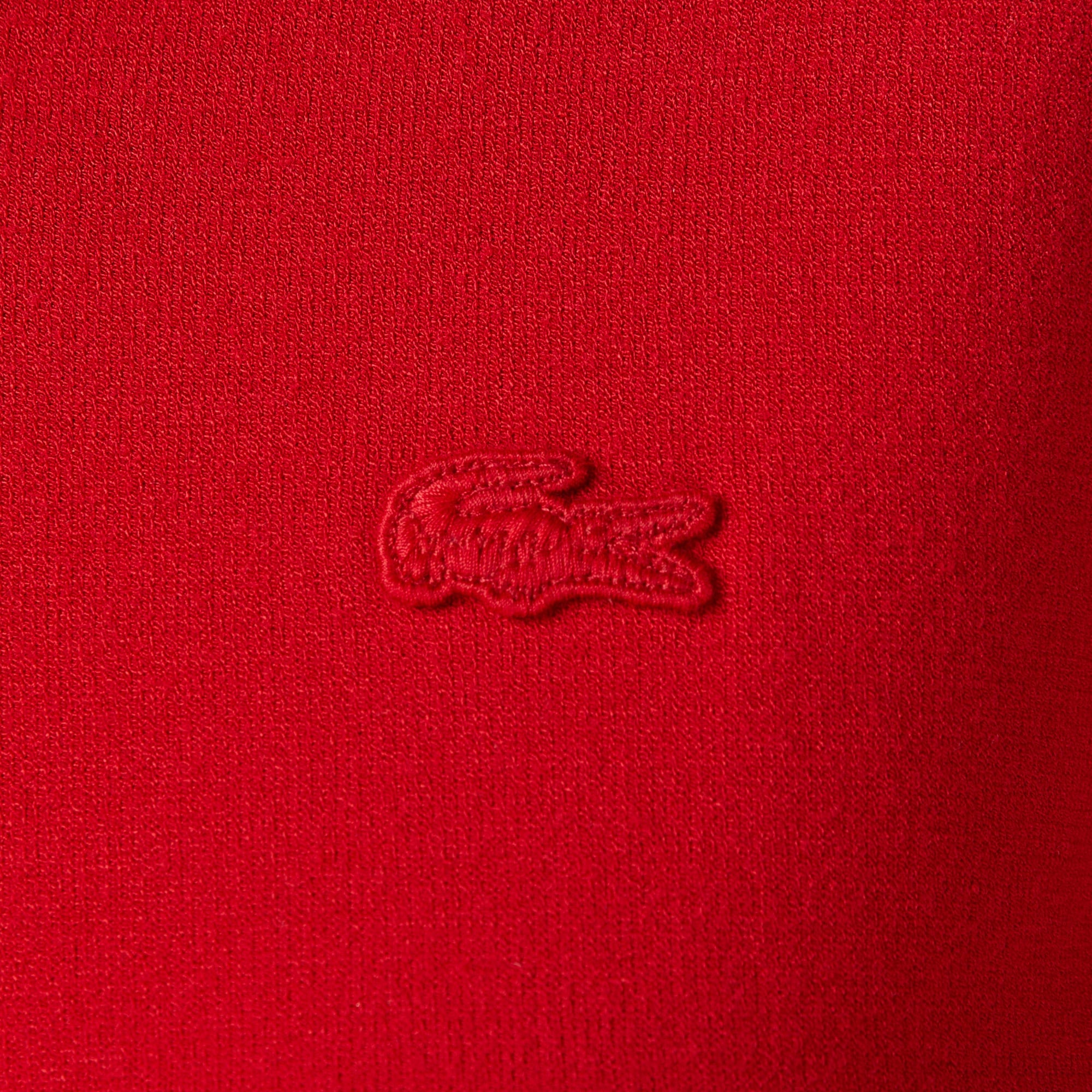 Kadın Regular Fit Polo Yaka Kırmızı Kazak