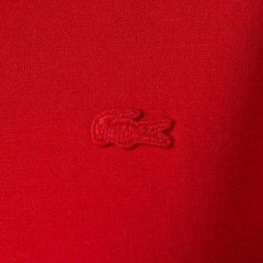  Kadın Regular Fit Polo Yaka Kırmızı Kazak