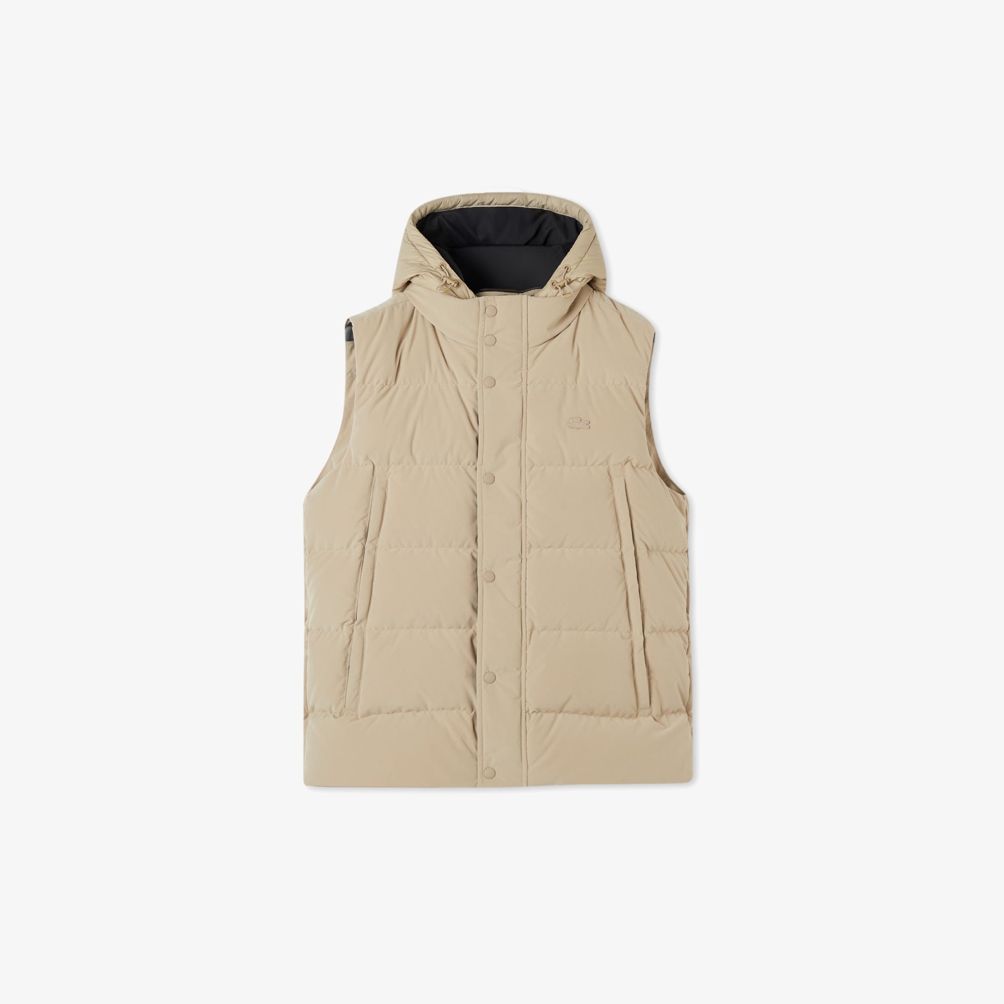 Erkek Kapüşonlu Açık Kahverengi Yelek