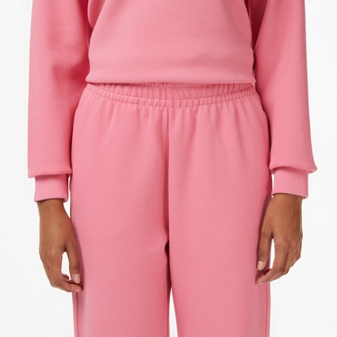  Lacoste Kadın Straight Fit Pembe Eşofman Altı