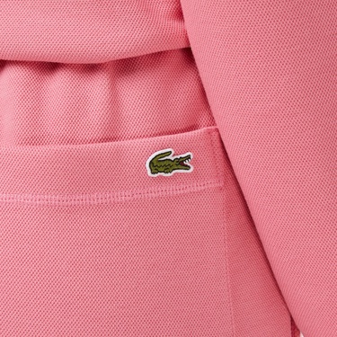  Lacoste Kadın Straight Fit Pembe Eşofman Altı