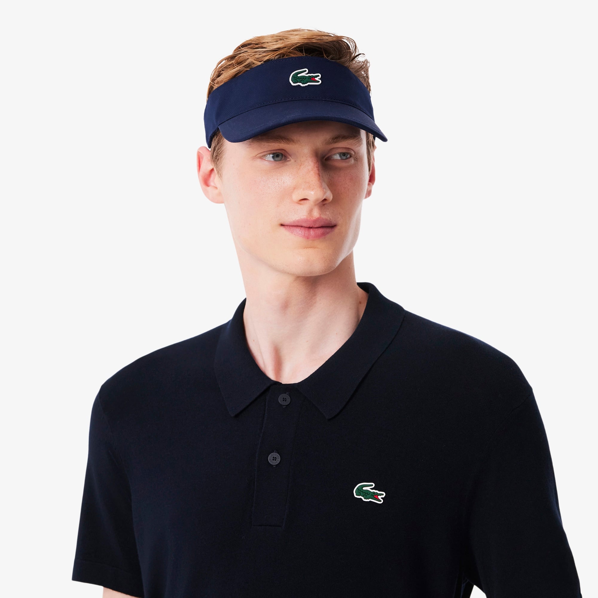 Lacoste Erkek Classic Fit Kısa Kollu Polo Yaka Lacivert Triko
