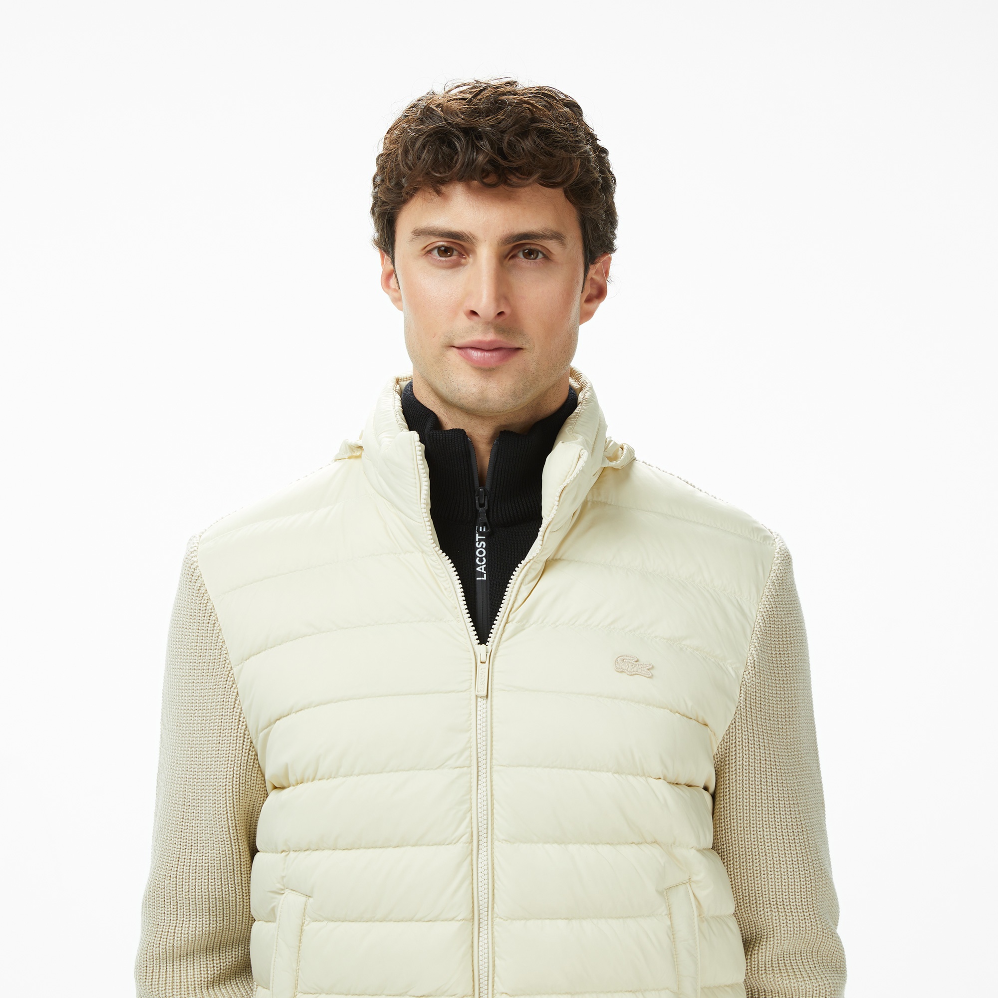 Lacoste Erkek Regular Fit Açık Kahverengi Mont