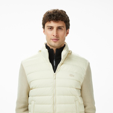  Lacoste Erkek Regular Fit Açık Kahverengi Mont