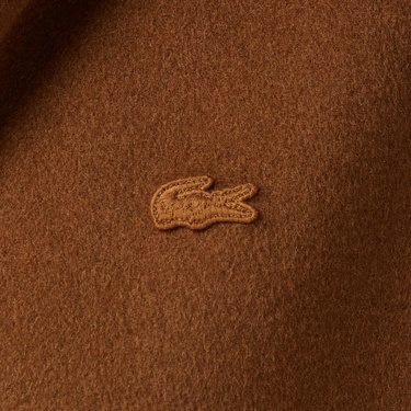  Lacoste Kadın Kapüşonlu Açık Kahverengi Mont
