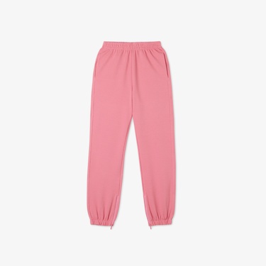  Lacoste Kadın Straight Fit Pembe Eşofman Altı