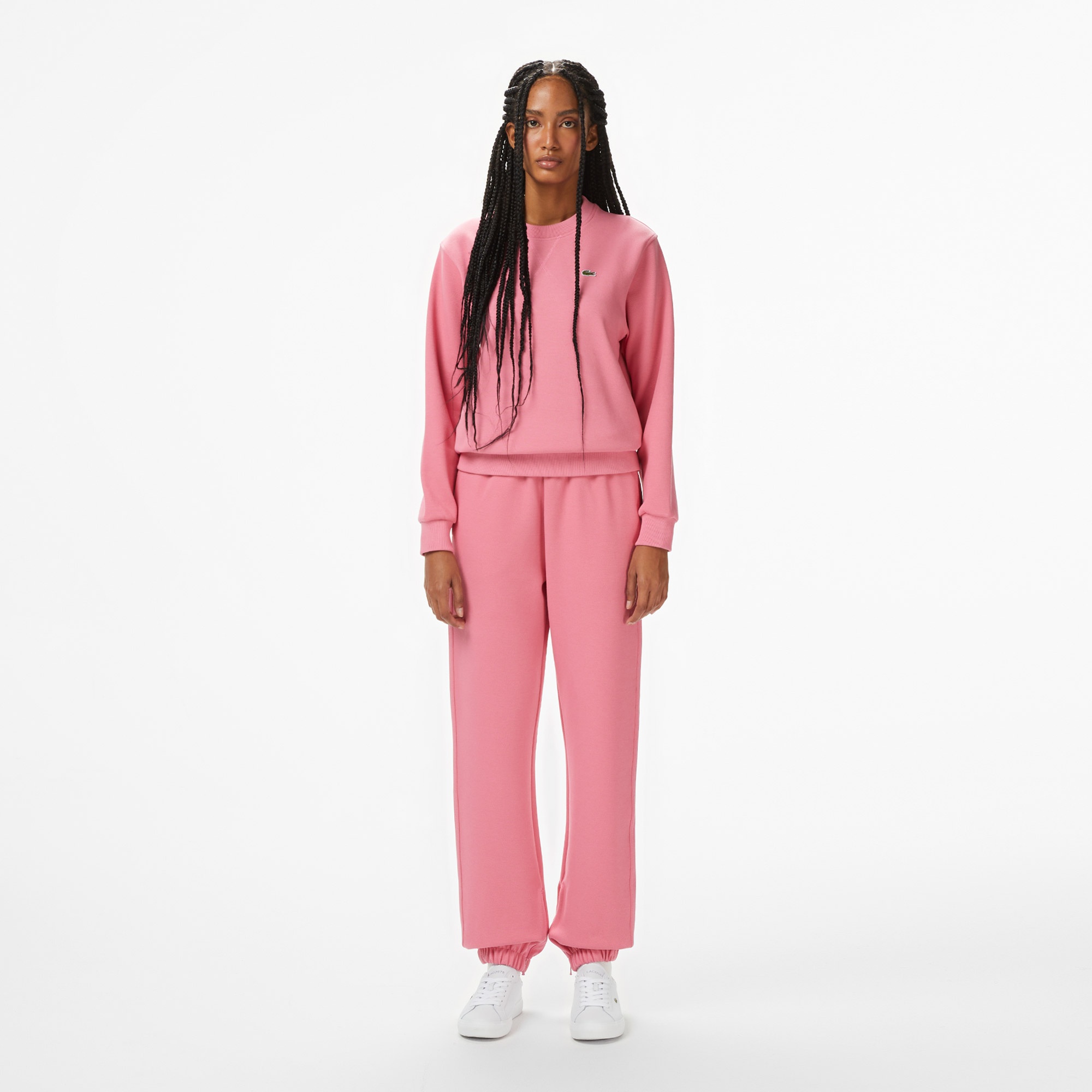 Lacoste Kadın Straight Fit Pembe Eşofman Altı