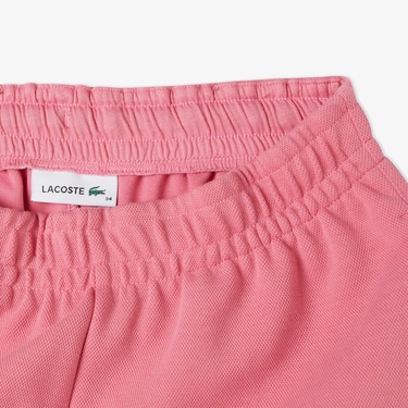  Lacoste Kadın Straight Fit Pembe Eşofman Altı